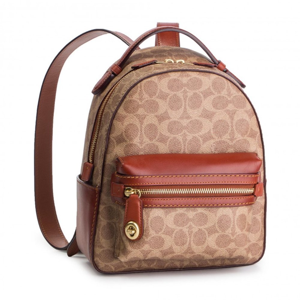 Coach Signature Campus Backpack 23 Leather Casual